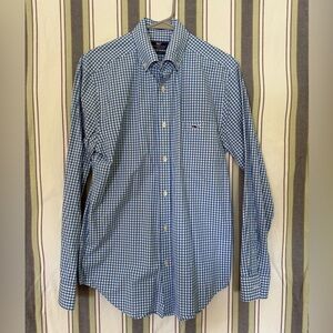 Blue Checkered Men's Shirt Vineyard Vines